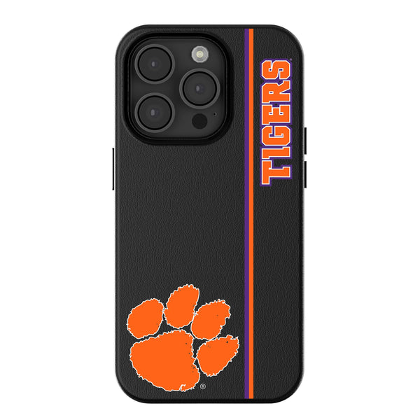 Clemson University Tigers Sidebar iPhone MagSafe Compatible Phone Case