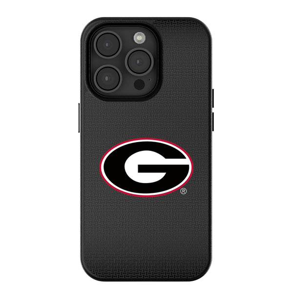 University of Georgia Bulldogs Linen iPhone MagSafe Compatible Phone Case