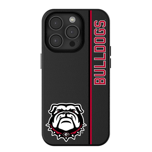 University of Georgia Bulldogs Uga Sidebar iPhone MagSafe Compatible Phone Case for Apple iPhone
