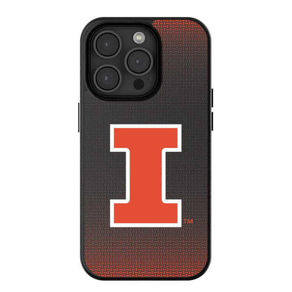 University of Illinois Fighting Illini Linen iPhone MagSafe Compatible Phone Case for Apple iPhone