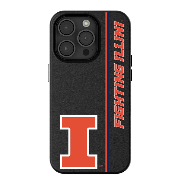 University of Illinois Fighting Illini Sidebar iPhone MagSafe Compatible Phone Case