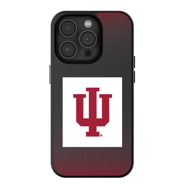 Indiana University Hoosiers Linen iPhone MagSafe Compatible Phone Case for Apple iPhone
