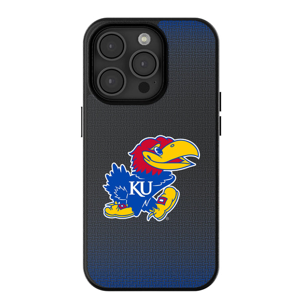 University of Kansas Jayhawks Linen iPhone MagSafe Compatible Phone Case for Apple iPhone