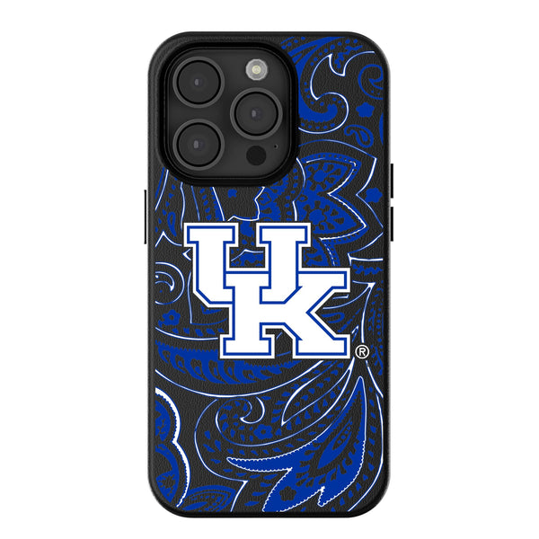 University of Kentucky Wildcats Paisley iPhone MagSafe Compatible Phone Case