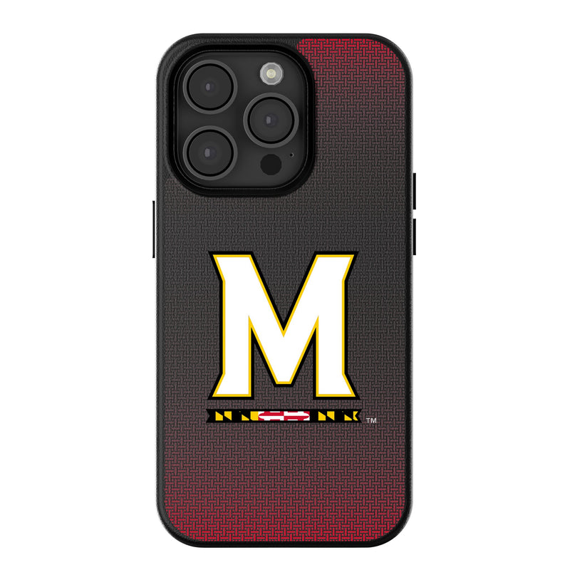 University of Maryland Terrapins Linen iPhone MagSafe Compatible Phone Case for Apple iPhone