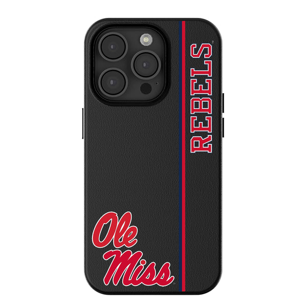 University of Mississippi Rebels Sidebar iPhone MagSafe Compatible Phone Case