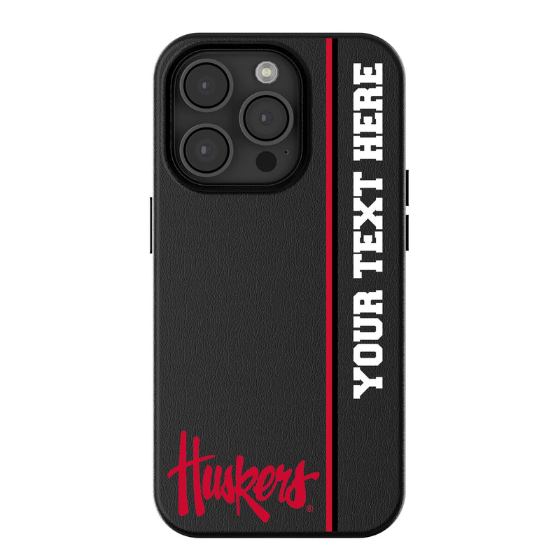 University of Nebraska Huskers Personalized Sidebard iPhone MagSafe Compatible Phone Case for Apple iPhone