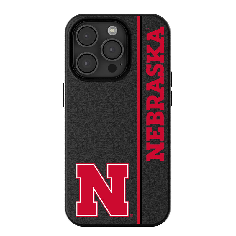 University of Nebraska Huskers Block N Sidebar iPhone MagSafe Compatible Phone Case