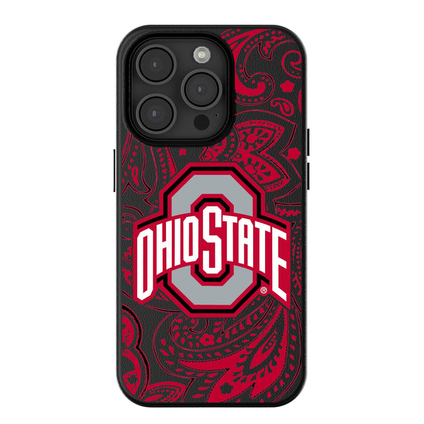Ohio State University Buckeyes Paisley iPhone MagSafe Compatible Phone Case for Apple iPhone