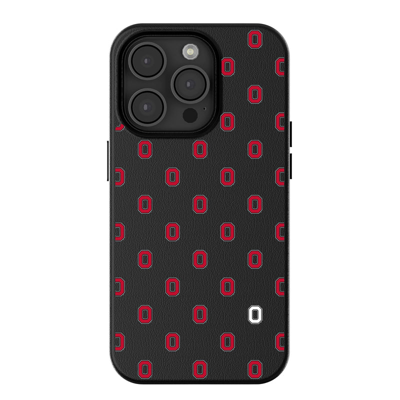 Ohio State University Buckeyes Fashion Pattern iPhone MagSafe Compatible Phone Case for Apple iPhone