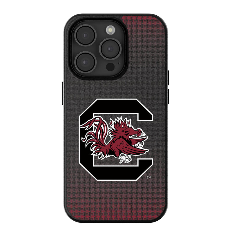 University of South Carolina Gamecocks Linen iPhone MagSafe Compatible Phone Case for Apple iPhone