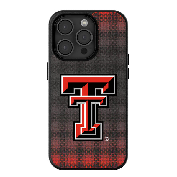 Texas Tech Red Raiders Linen iPhone MagSafe Compatible Phone Case for Apple iPhone
