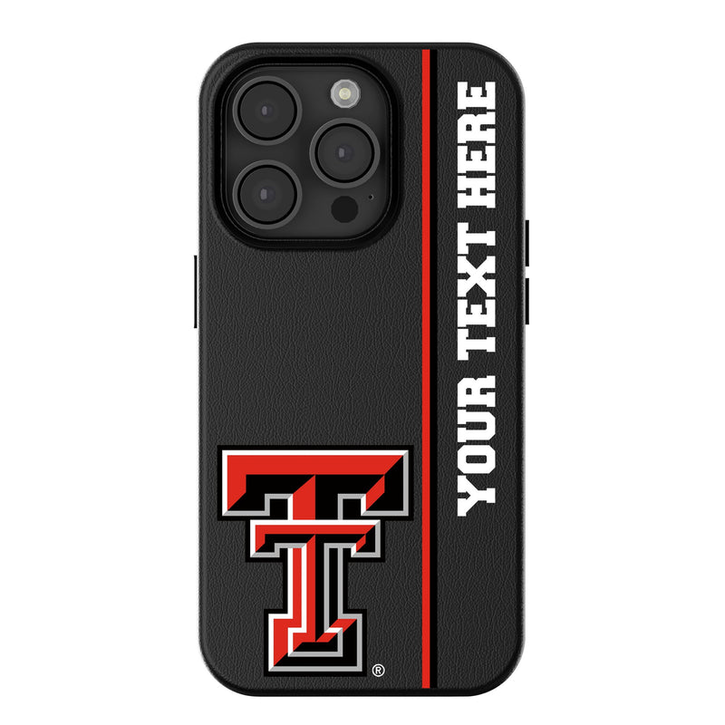 Texas Tech Red Raiders Personalized Sidebard iPhone MagSafe Compatible Phone Case for Apple iPhone
