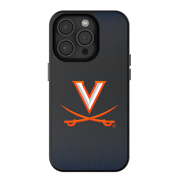 University of Virginia Cavaliers Linen iPhone MagSafe Compatible Phone Case for Apple iPhone