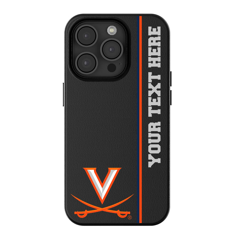 University of Virginia Cavaliers Personalized Sidebard iPhone MagSafe Compatible Phone Case for Apple iPhone
