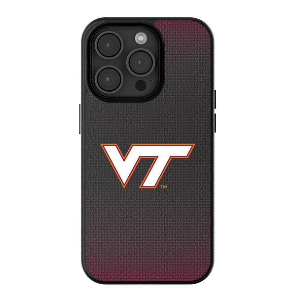 Virginia Tech Hokies Linen iPhone MagSafe Compatible Phone Case for Apple iPhone