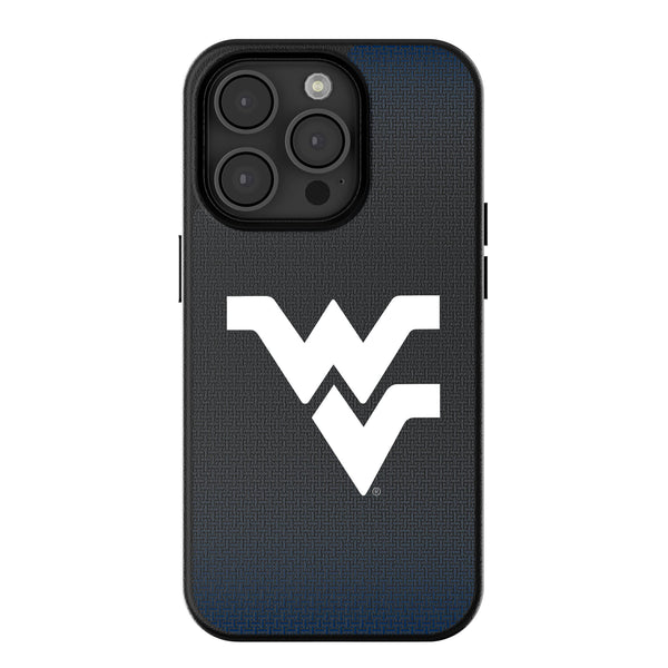 West Virginia University Mountaineers Linen iPhone MagSafe Compatible Phone Case for Apple iPhone