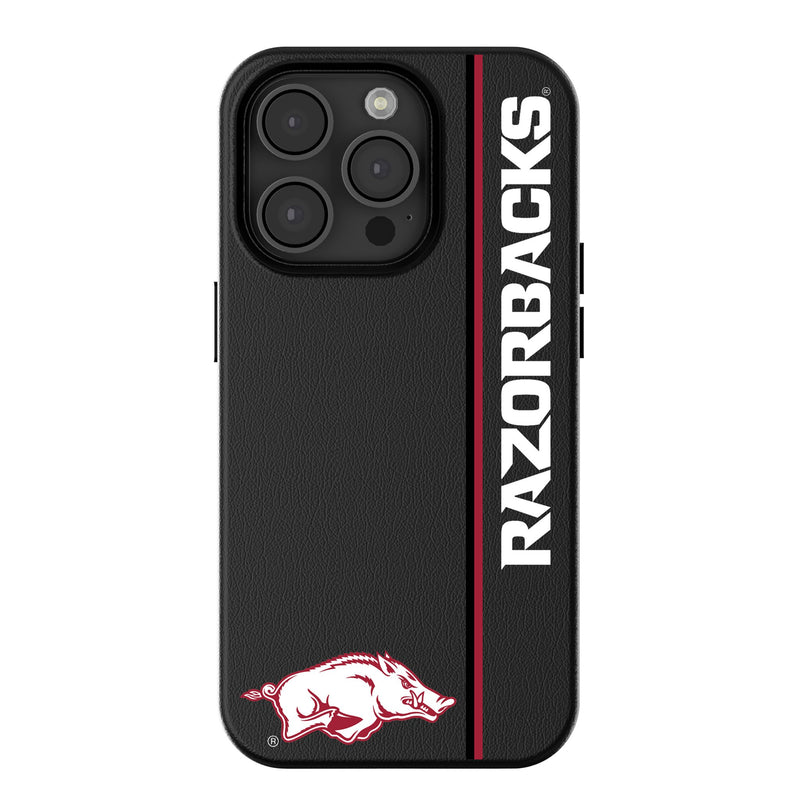 University of Arkansas Fayetteville Razorbacks Sidebar iPhone MagSafe Compatible Phone Case