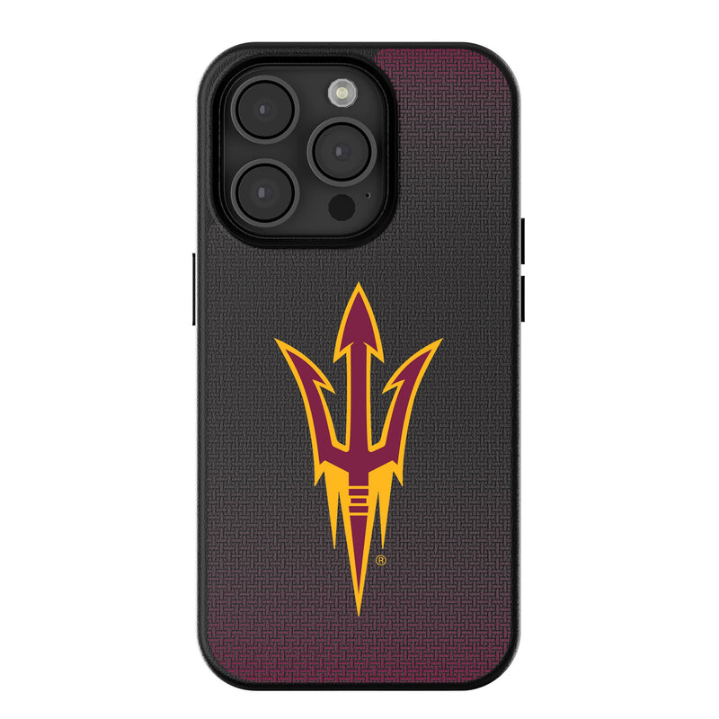 Arizona State University Sun Devils Linen iPhone MagSafe Compatible Phone Case