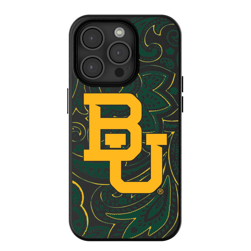 Baylor University Bears Paisley iPhone MagSafe Compatible Phone Case