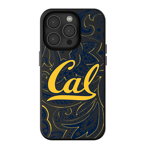 University of California Berkeley Golden Bears Paisley iPhone MagSafe Compatible Phone Case for Apple iPhone