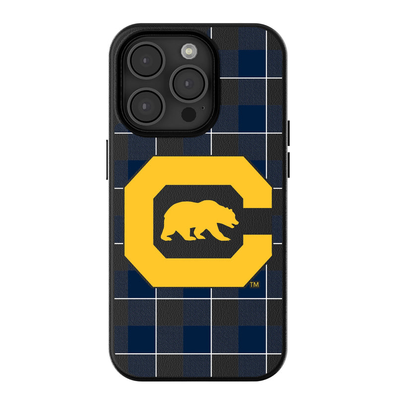 University of California Berkeley Golden Bears Plaid iPhone MagSafe Compatible Phone Case for Apple iPhone