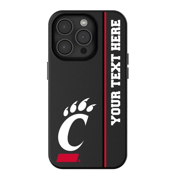 University of Cincinnati Bearcats Personalized Sidebard iPhone MagSafe Compatible Phone Case for Apple iPhone