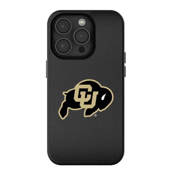 University of Colorado Buffaloes Linen iPhone MagSafe Compatible Phone Case for Apple iPhone
