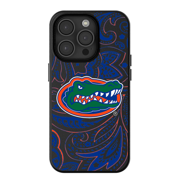 University of Florida Gators Paisley iPhone MagSafe Compatible Phone Case