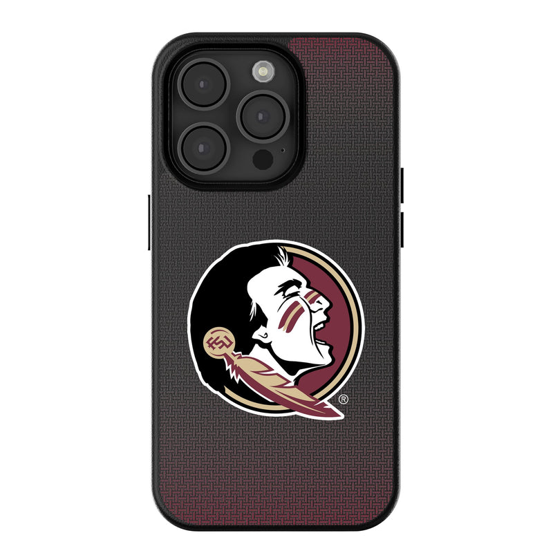 Florida State University Seminoles Linen iPhone MagSafe Compatible Phone Case for Apple iPhone