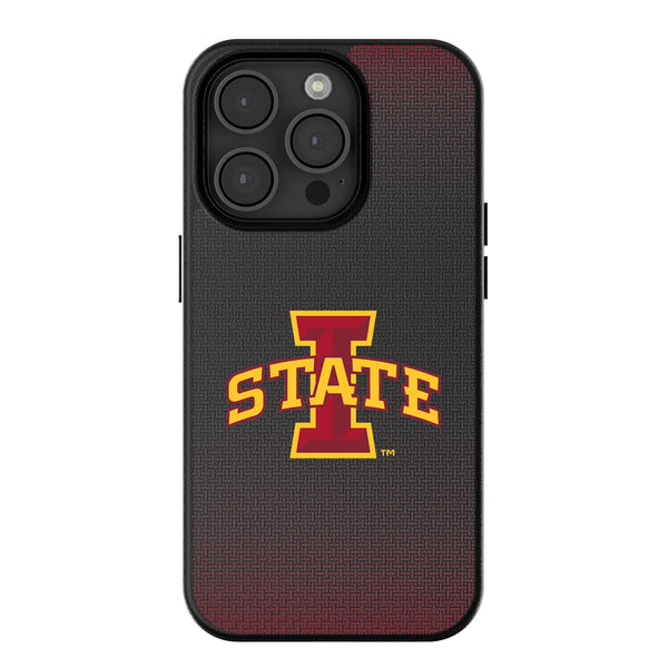 Iowa State University Cyclones Linen iPhone MagSafe Compatible Phone Case for Apple iPhone