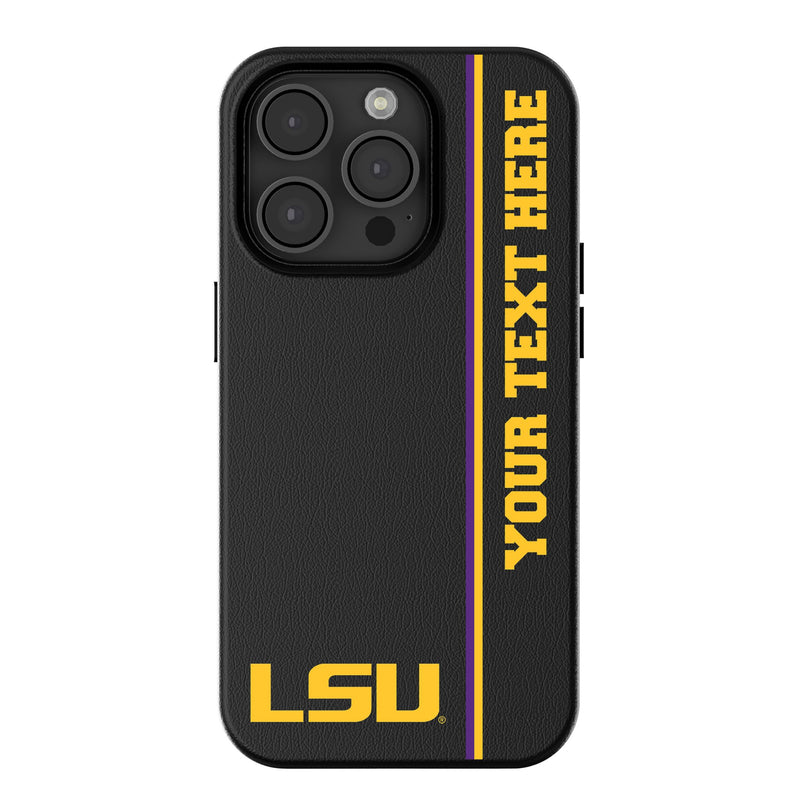Louisiana State University Tigers Personalized Sidebard iPhone MagSafe Compatible Phone Case for Apple iPhone