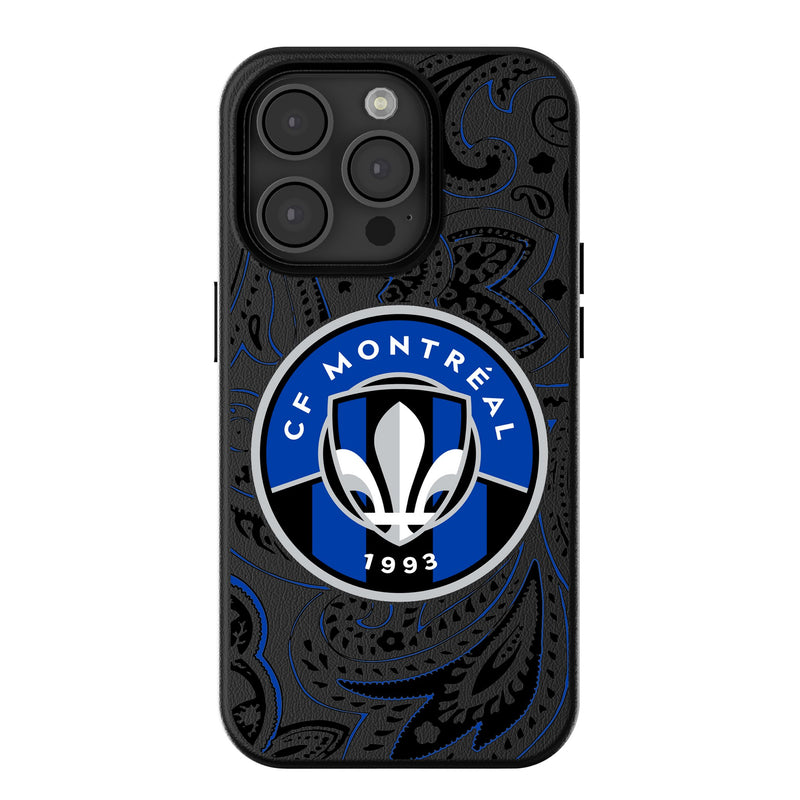 CF Montreal  Paisley iPhone MagSafe Compatible Phone Case