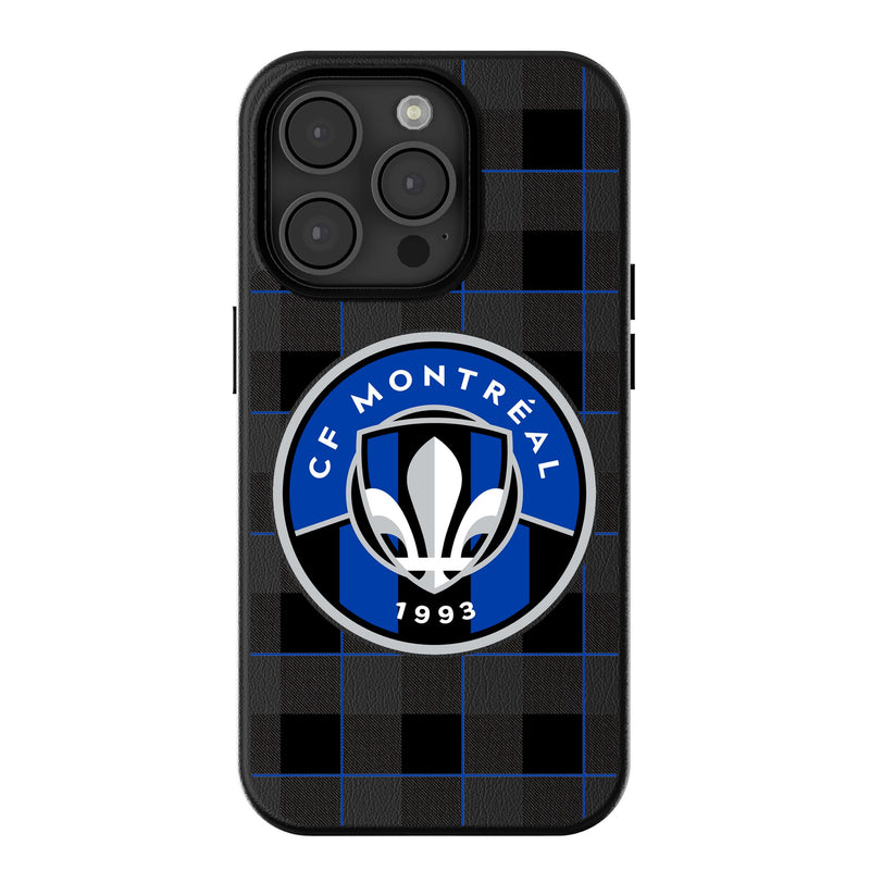 CF Montreal  Plaid iPhone MagSafe Compatible Phone Case