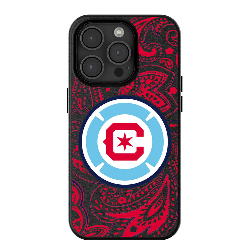 Chicago Fire  Paisley iPhone MagSafe Compatible Phone Case