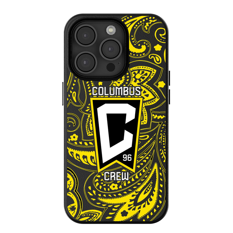 Columbus Crew  Paisley iPhone MagSafe Compatible Phone Case