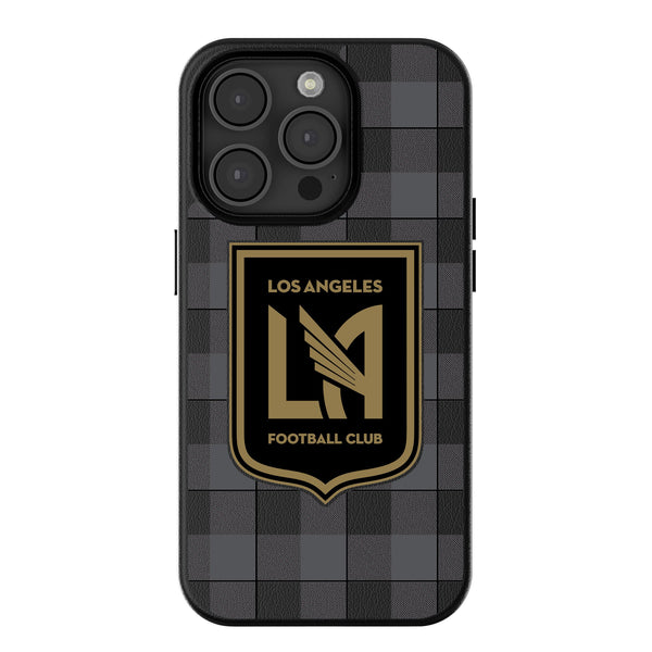 Los Angeles Football Club   Plaid iPhone MagSafe Compatible Phone Case