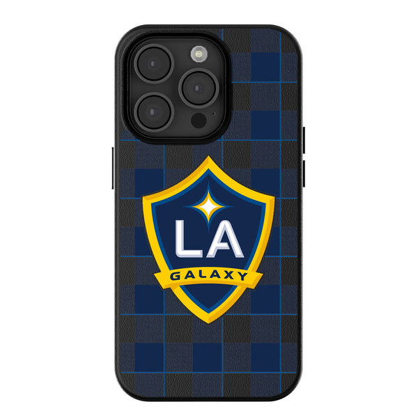 LA Galaxy  Plaid iPhone MagSafe Compatible Phone Case