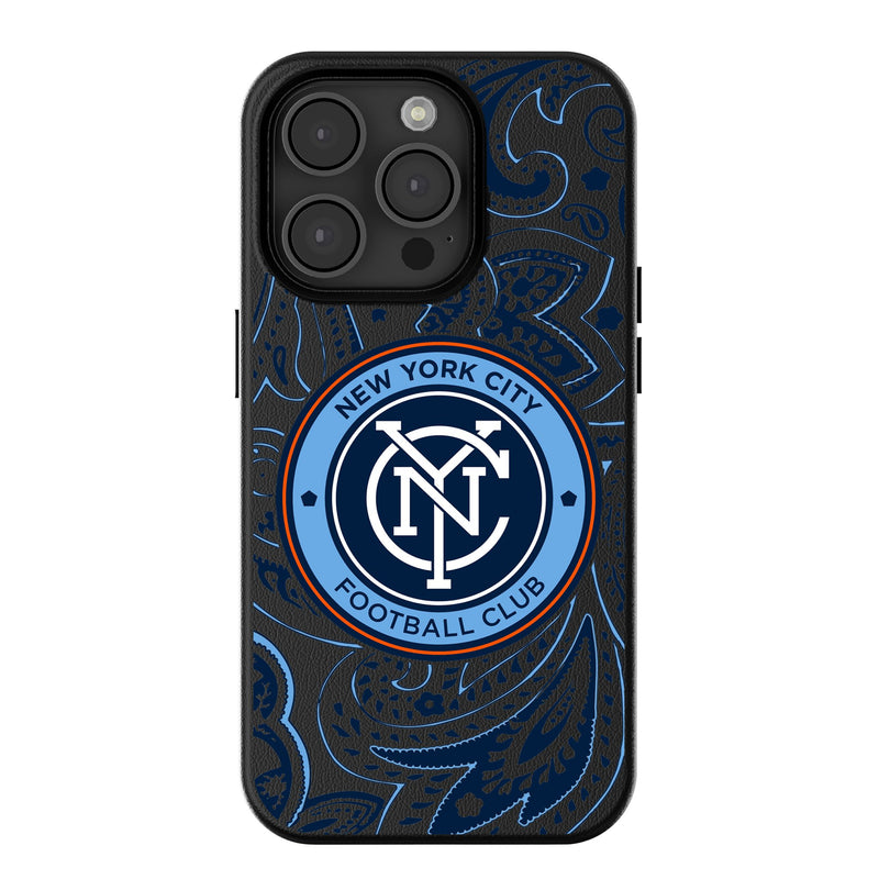 New York City FC  Paisley iPhone MagSafe Compatible Phone Case