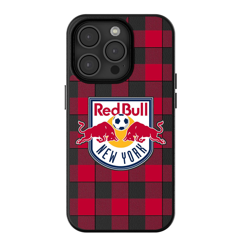 New York Red Bulls  Plaid iPhone MagSafe Compatible Phone Case