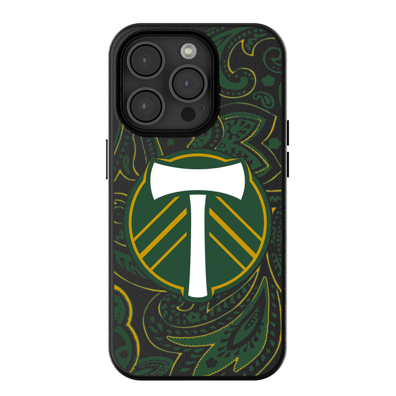 Portland Timbers   Paisley iPhone MagSafe Compatible Phone Case