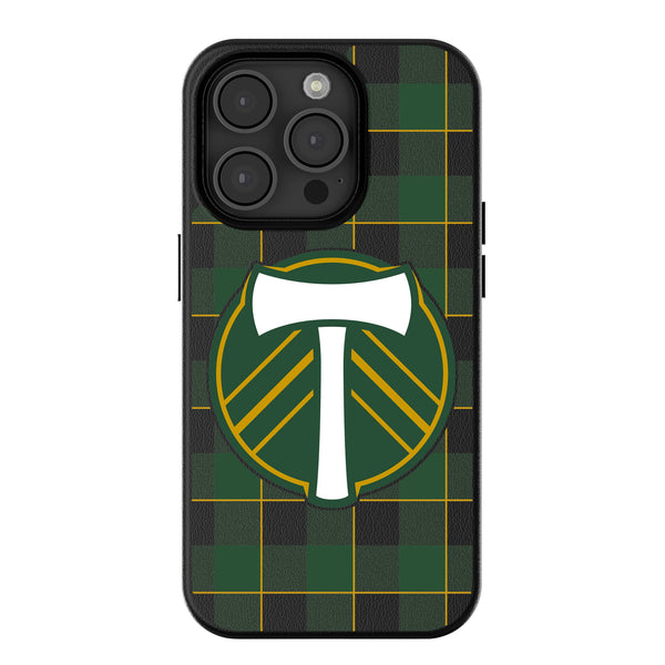 Portland Timbers   Plaid iPhone MagSafe Compatible Phone Case