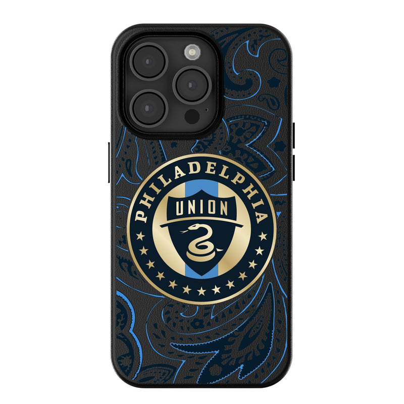 Philadelphia Union   Paisley iPhone MagSafe Compatible Phone Case