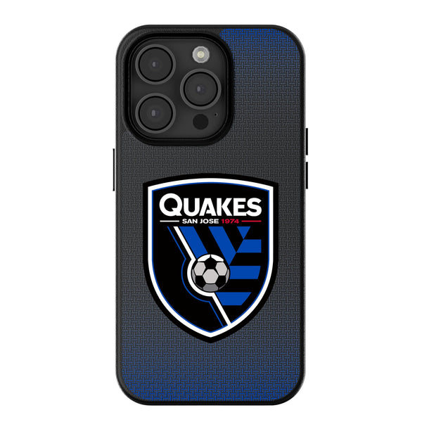 San Jose Earthquakes Linen iPhone MagSafe Compatible Phone Case for Apple iPhone