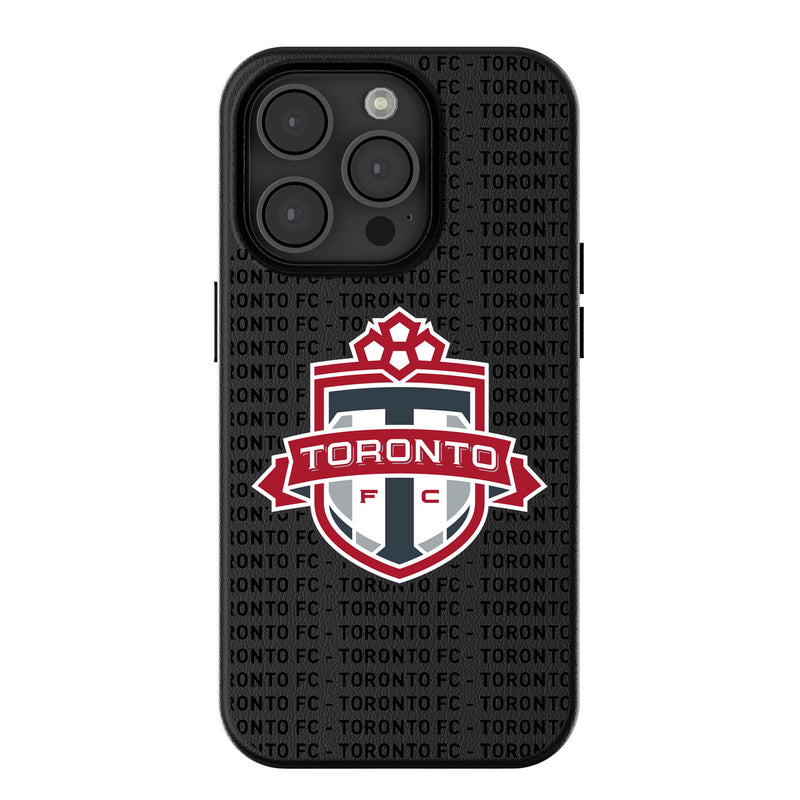 Toronto FC Text Backdrop iPhone MagSafe Compatible Phone Case for Apple iPhone