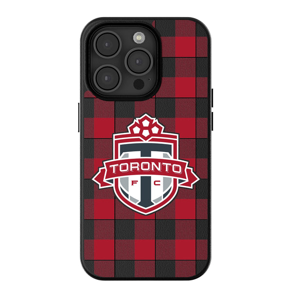 Toronto FC   Plaid iPhone MagSafe Compatible Phone Case