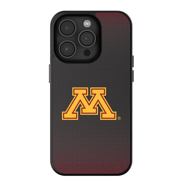 University of Minnesota Golden Gophers Linen iPhone MagSafe Compatible Phone Case for Apple iPhone