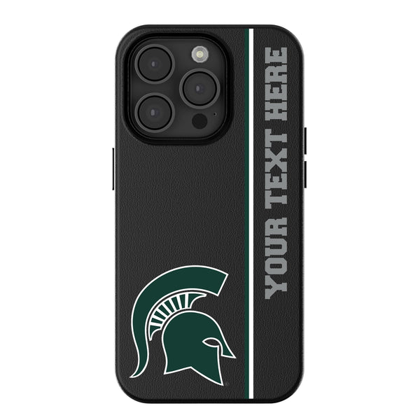Michigan State University Spartans Personalized Sidebard iPhone MagSafe Compatible Phone Case for Apple iPhone