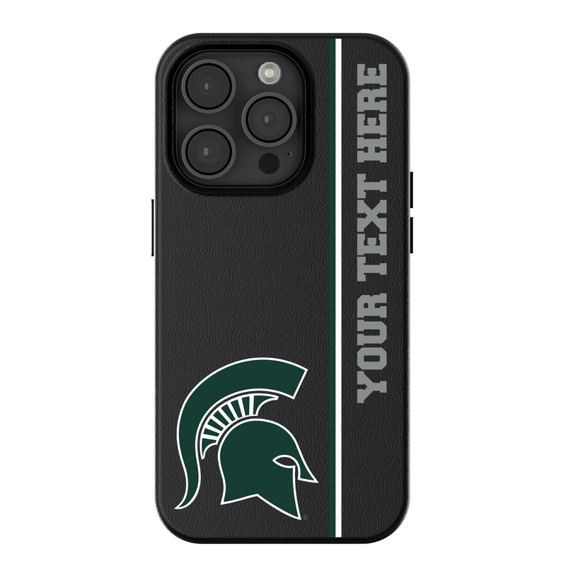 Michigan State University Spartans Personalized Sidebard iPhone MagSafe Compatible Phone Case for Apple iPhone