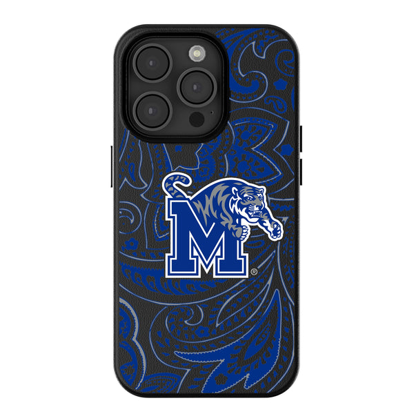 University of Memphis Tigers Paisley iPhone MagSafe Compatible Phone Case